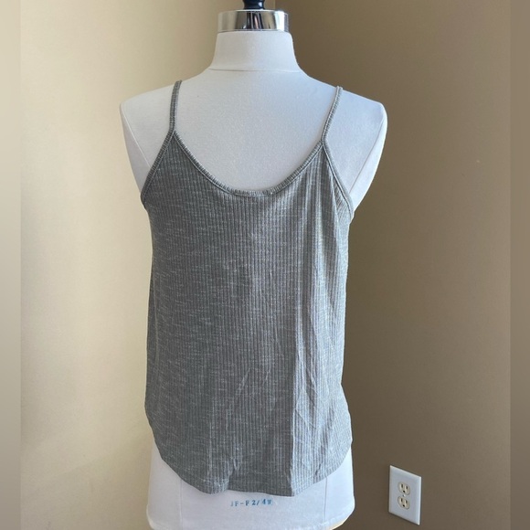 Nwt Sage Ribbed Summer Top - Small - Picture 3 of 5